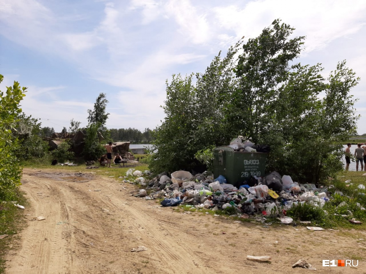 Мусора здесь довольно много Мусора здесь довольно много