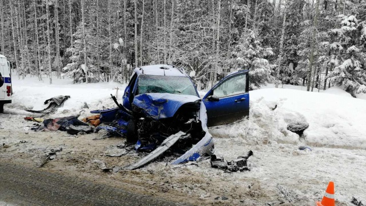 В Прикамье при столкновении двух Ford Focus погиб 33-летний пассажир