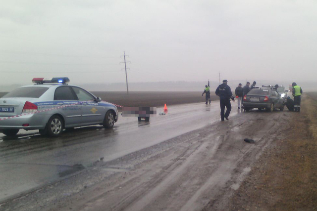 Мужчина погиб на месте аварии Мужчина погиб на месте аварии