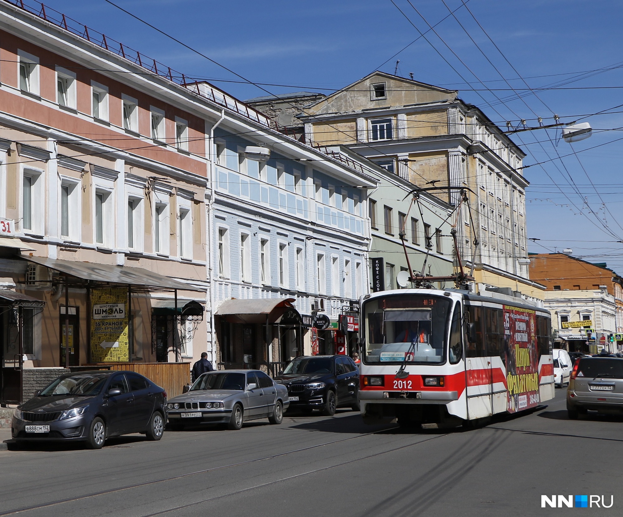 В Нижнем Новгороде закрывают трамвай, курсирующий на Рождественской