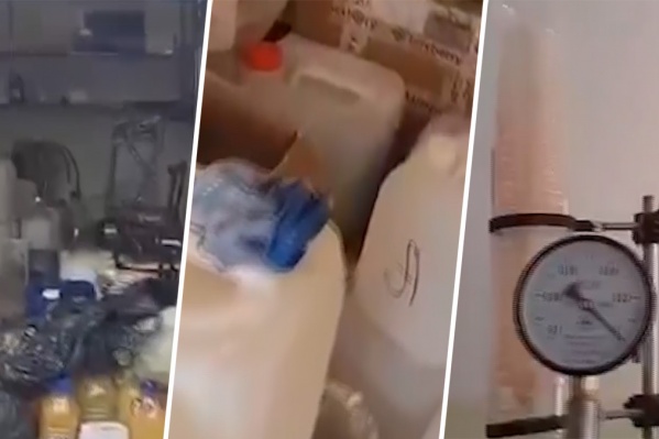 В гараже-нарколаборатории было всё для производства смертоносного товара В гараже-нарколаборатории было всё для производства смертоносного товара