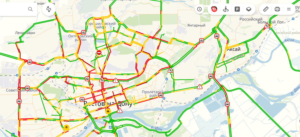 Пробки в ростове сейчас. Яндекс пробки Ростов.