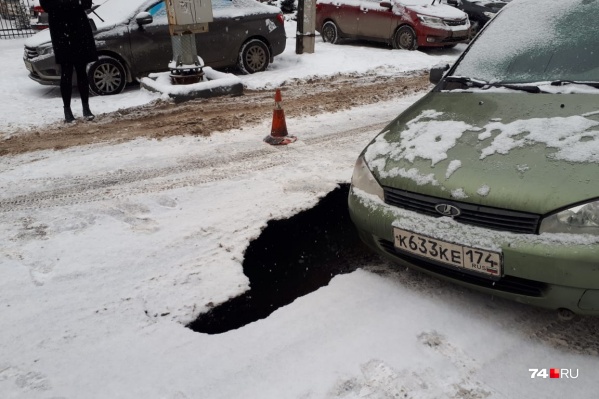 За рулём Lada была девушка За рулём Lada была девушка