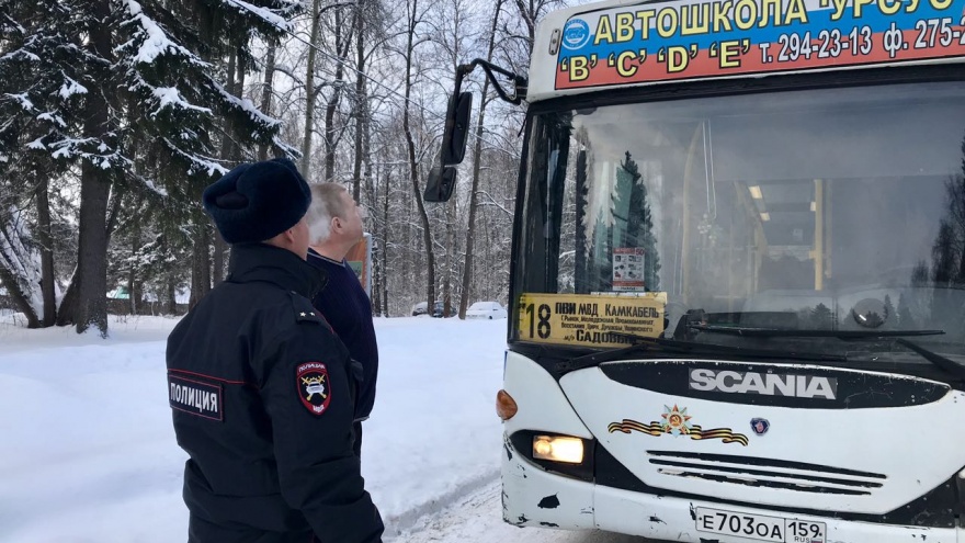 Нашли 51 нарушение: в Перми ГИБДД устроила рейд по автобусам