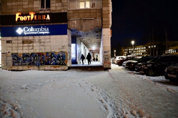 Одна из непродуманных для удобства горожан точек в Архангельске — дорожка к «Дому Книги» Одна из непродуманных для удобства горожан точек в Архангельске — дорожка к «Дому Книги»