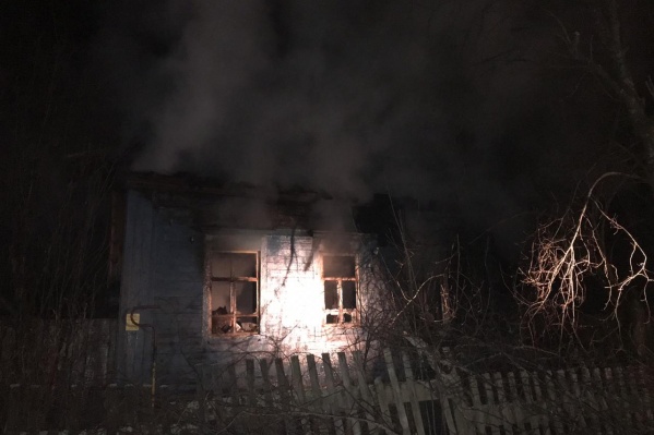 Дом выгорел почти полностью Дом выгорел почти полностью