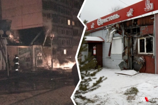 Перед Новым годом в Ярославле сгорело несколько алкомаркетов Перед Новым годом в Ярославле сгорело несколько алкомаркетов