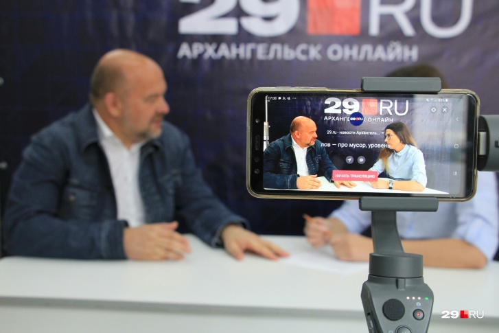 Это первое интервью с губернатором Игорем Орловым в редакции 29.RU Это первое интервью с губернатором Игорем Орловым в редакции 29.RU