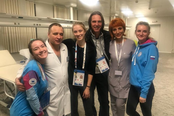 Среди пациентов также была австралийская фигуристка,
повредившая ногу Среди пациентов также была австралийская фигуристка,
повредившая ногу