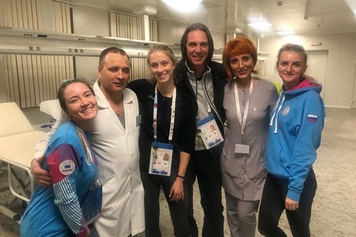 Среди пациентов также была австралийская фигуристка,
повредившая ногу Среди пациентов также была австралийская фигуристка,
повредившая ногу