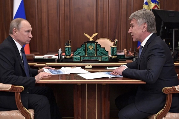 В конце февраля 2019-го Леонид Михельсон встречался с Владимиром Путиным. Он рассказал президенту о планах развития компании «НОВАТЭК» В конце февраля 2019-го Леонид Михельсон встречался с Владимиром Путиным. Он рассказал президенту о планах развития компании «НОВАТЭК»
