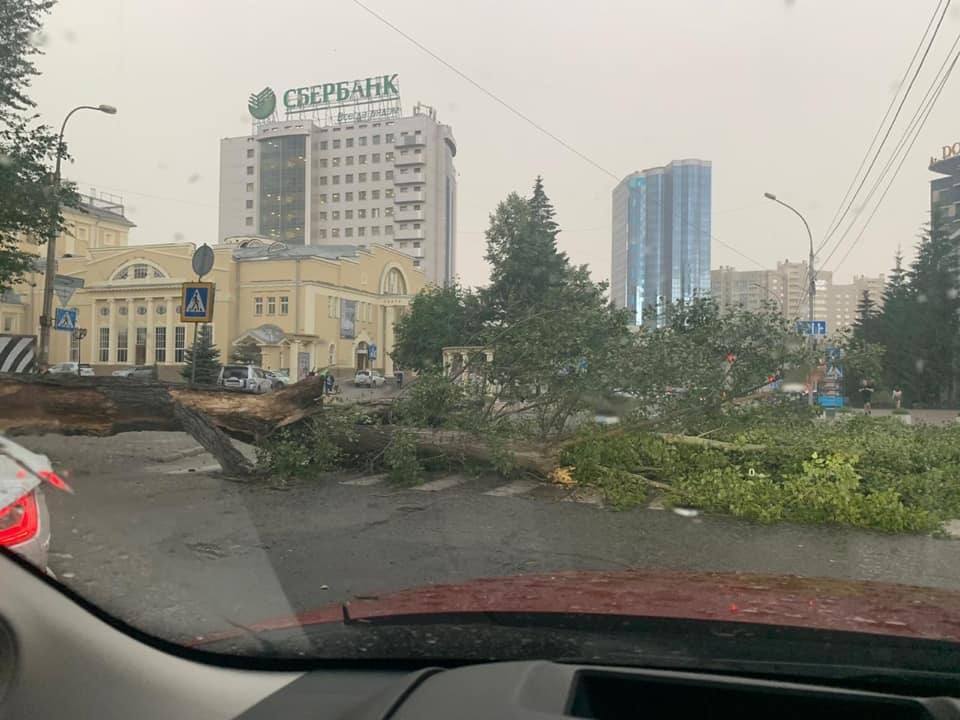 Ливень в новосибирске