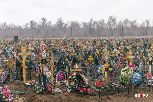 Объем свободных для захоронения площадей на кладбищах Самары <a href="https://63.ru/text/gorod/65803951/" target="_blank" class="_">оценили</a> в <nobr class="_">130 000</nobr> мест Объем свободных для захоронения площадей на кладбищах Самары <a href="https://63.ru/text/gorod/65803951/" target="_blank" class="_">оценили</a> в <nobr class="_">130 000</nobr> мест