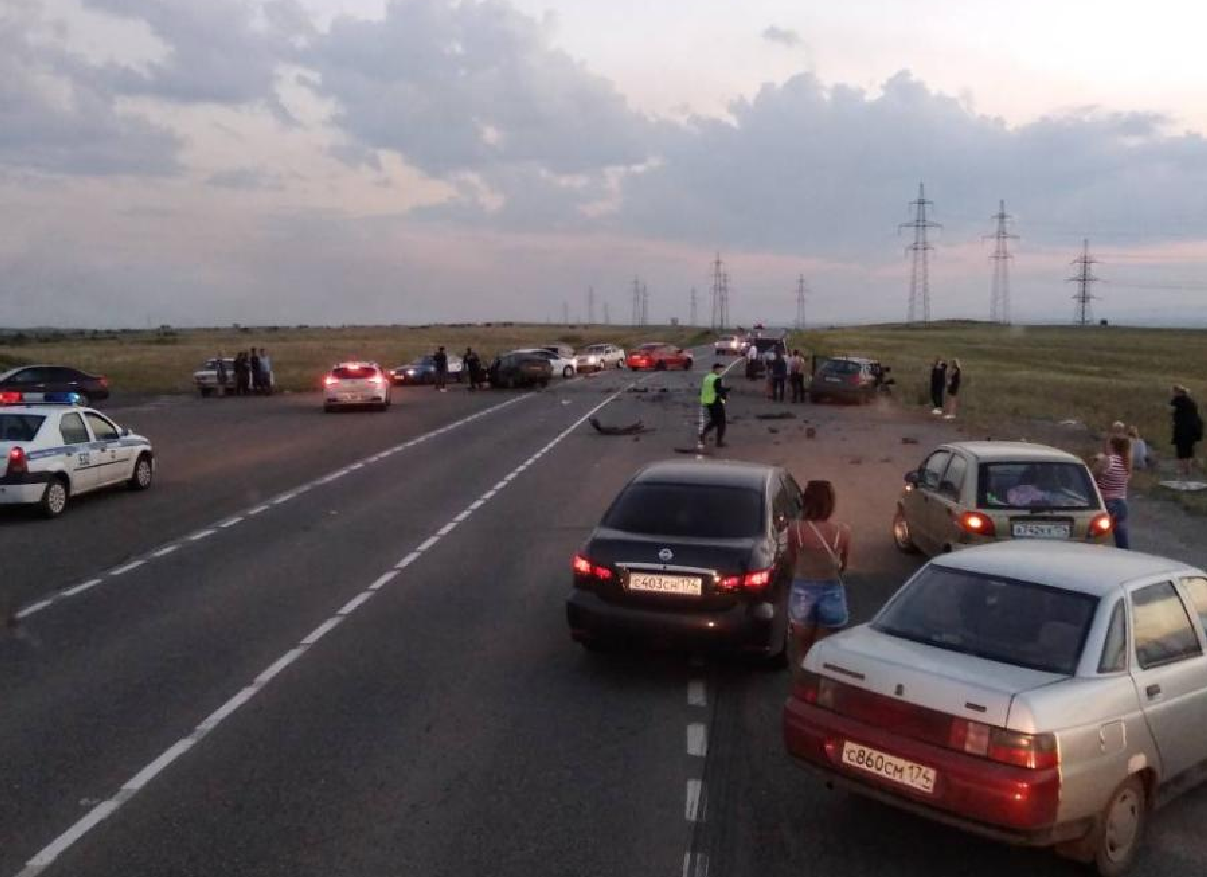 Авария случилась на дороге, ведущей из Магнитогорска в посёлок Желтинский (ЖОС)