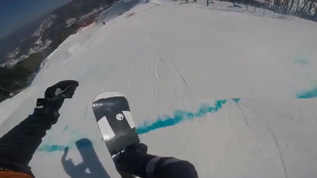 «Даже на видео — страшно»: олимпийский чемпион из Красноярска показал спуск с горы с налобной камеры