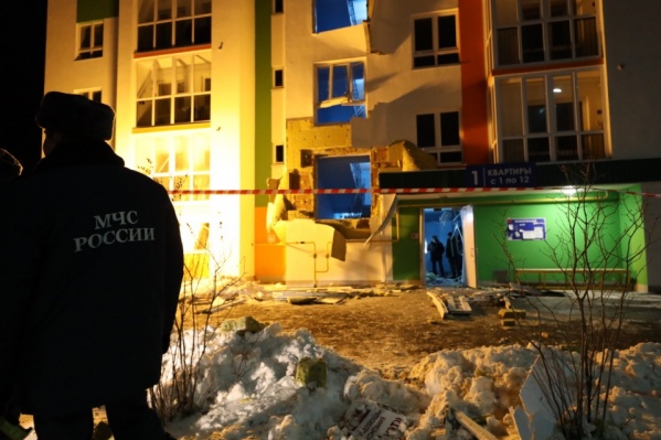 Конструкция дома позволила избежать более серьезных разрушений Конструкция дома позволила избежать более серьезных разрушений