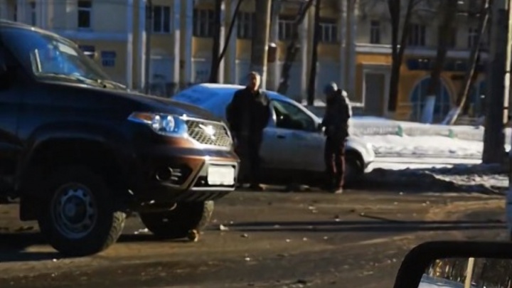 «Ни фига себе, как их разбросало»: на проспекте Гагарина столкнулись четыре автомобиля