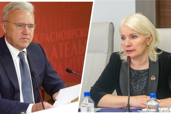 Губернатор Красноярского края Александр Усс и руководитель Счетной палаты Татьяна Давыденко Губернатор Красноярского края Александр Усс и руководитель Счетной палаты Татьяна Давыденко