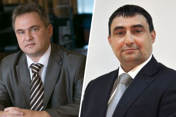 Руководитель красноярского Пенсионного фонда Павел Майборода и его заместитель Алексей Трофимов Руководитель красноярского Пенсионного фонда Павел Майборода и его заместитель Алексей Трофимов