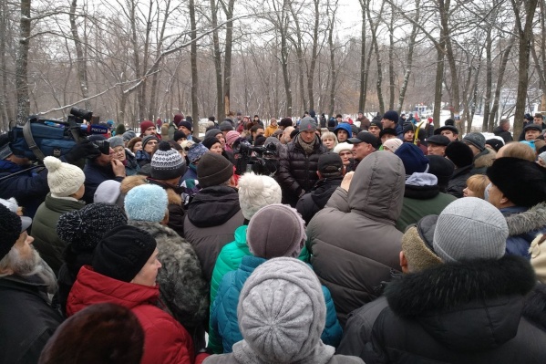 Жители боятся, что парк застроят Жители боятся, что парк застроят