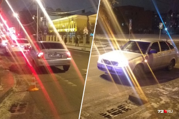 Авария случилась на пешеходном переходе Авария случилась на пешеходном переходе