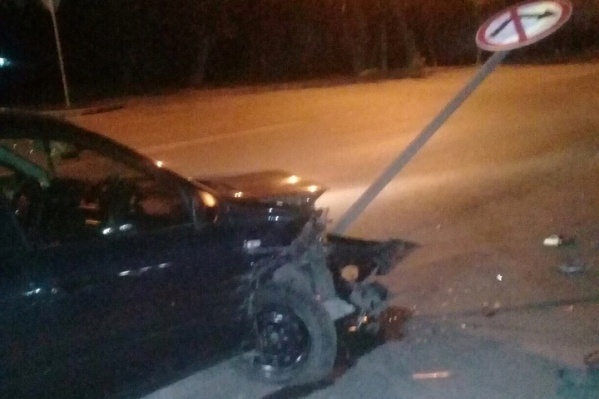 Авария случилась на улице Первомайской Авария случилась на улице Первомайской