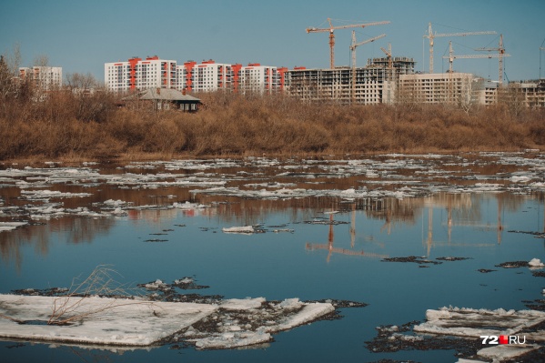 Тура, освободившаяся из ледяного плена, сверкает на солнце. В водной глади отражаются деревья, дома, кустарники. Ещё чуть-чуть, и вновь теплоходы будут катать радостных отдыхающих Тура, освободившаяся из ледяного плена, сверкает на солнце. В водной глади отражаются деревья, дома, кустарники. Ещё чуть-чуть, и вновь теплоходы будут катать радостных отдыхающих
