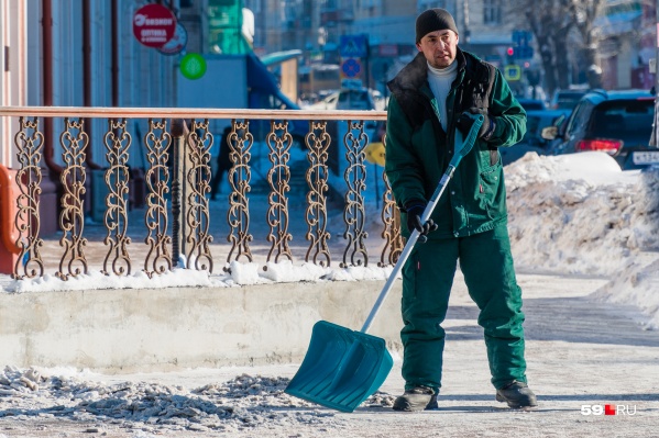 Картинка уборка снега