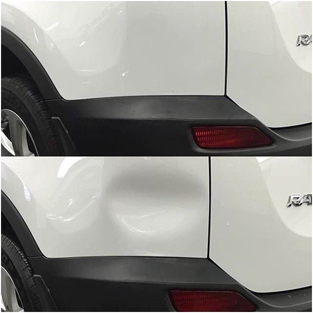 Восстановление геометрии заднего крыла на Toyota RAV-4 без покраски (PDR-технология) Восстановление геометрии заднего крыла на Toyota RAV-4 без покраски (PDR-технология)