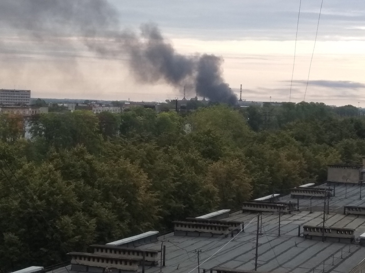 Пожар на проспекте Октября в Ярославле: что горит