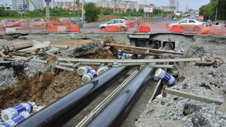 60 километров раскопок: в Екатеринбурге в 2017 году отремонтируют огромные отрезки теплосетей