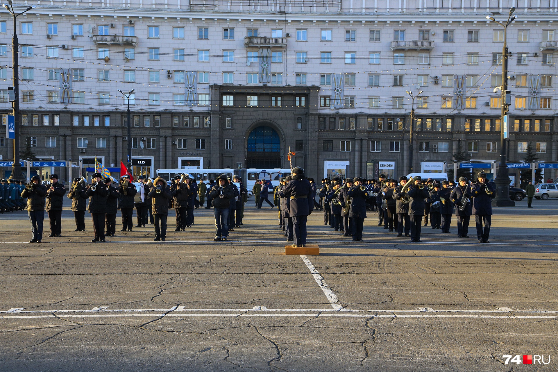 План репетиции парада