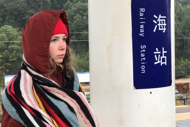 Даша во время последнего, самого жуткого перемещения автостопом Даша во время последнего, самого жуткого перемещения автостопом