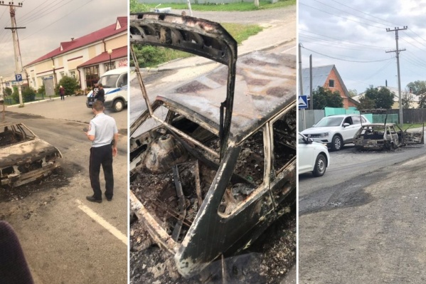 От машины практически ничего не осталось От машины практически ничего не осталось