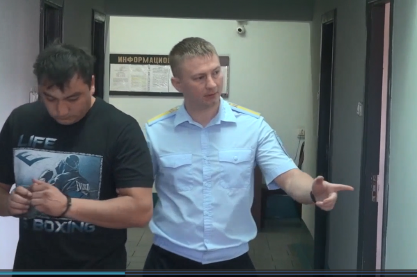 Один из задержанных подозреваемых, которого считают причастным к конфликту на Хилокском рынке Один из задержанных подозреваемых, которого считают причастным к конфликту на Хилокском рынке