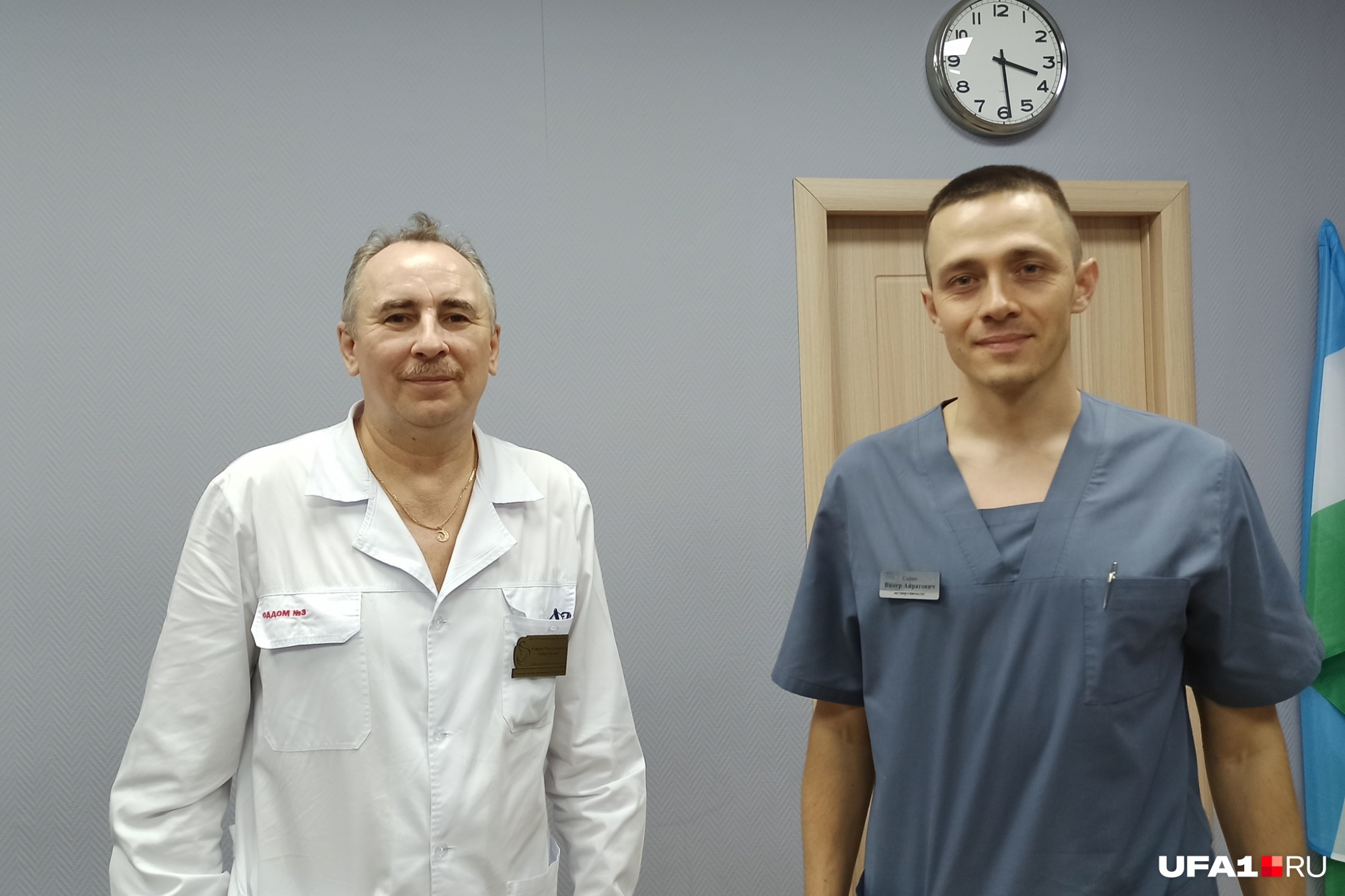 Рафаил (слева) и Винер (справа) — уфимские акушеры-гинекологи