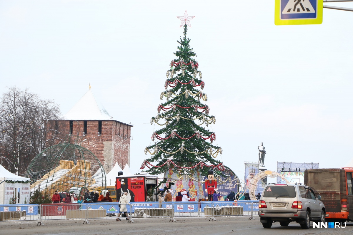 Елка в нижнем новгороде фото