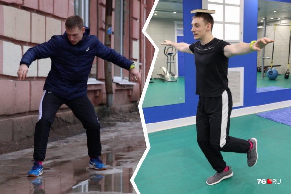 Тренер Сергей Грибушков рекомендует укреплять мышцы, чтобы не пострадать на скользком тротуаре Тренер Сергей Грибушков рекомендует укреплять мышцы, чтобы не пострадать на скользком тротуаре