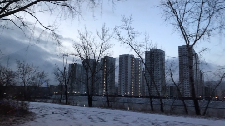 Ветер раздул грязный воздух над Красноярском