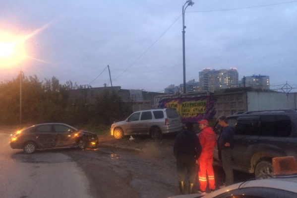 На месте ДТП На месте ДТП