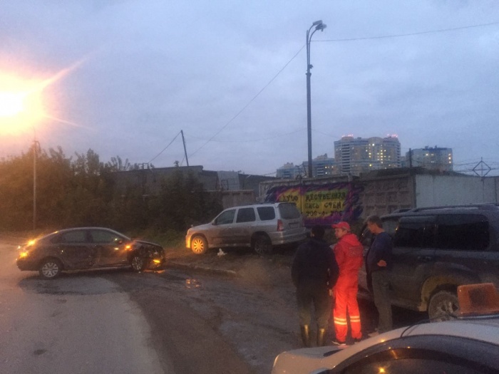 На месте ДТП На месте ДТП