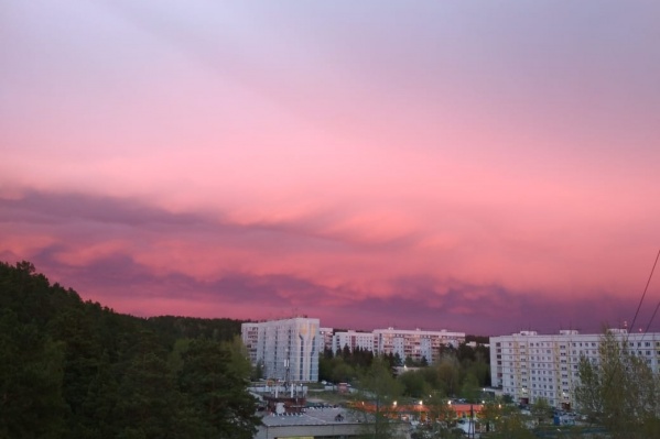 Закат в Нижней Ельцовке Закат в Нижней Ельцовке