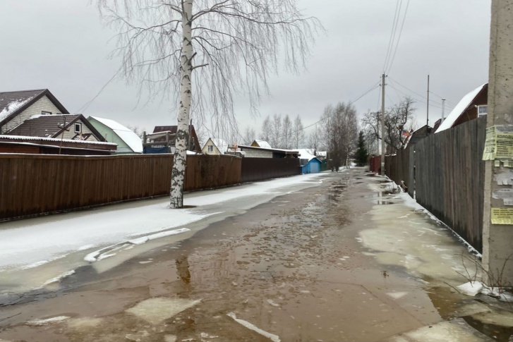 В Ярославской области затопило СНТ «Мономер»