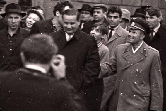 Гагарин в Красноярске Гагарин в Красноярске