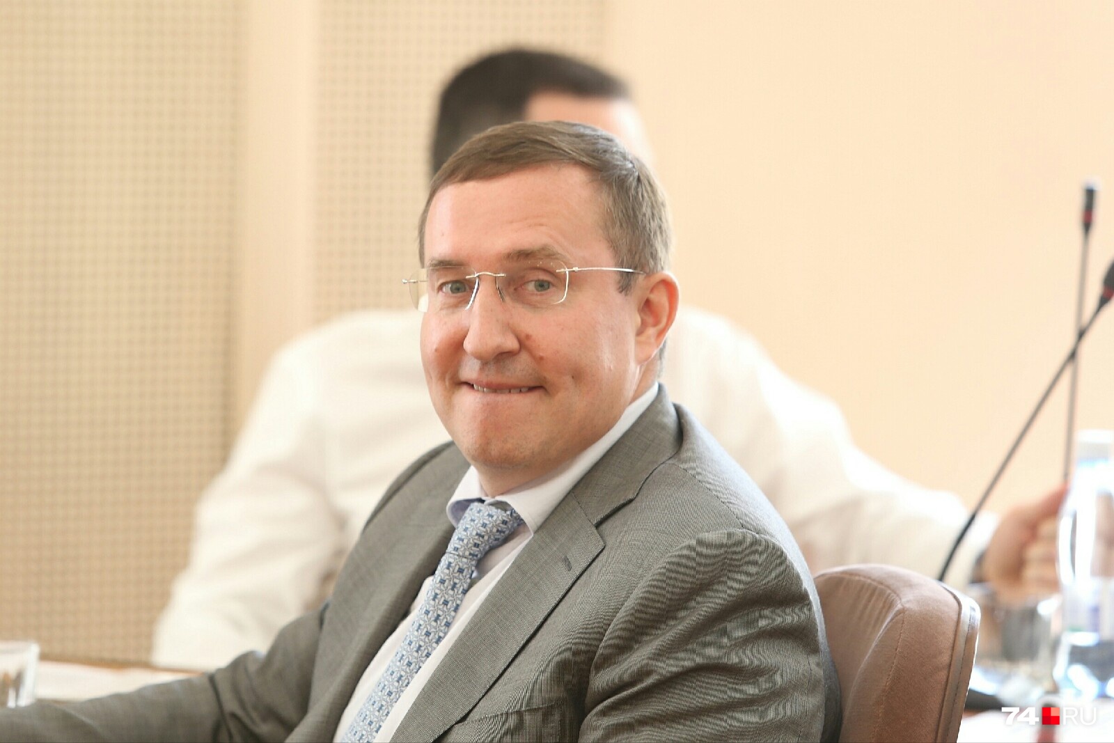Сергей Овчинников тоже был в хорошем настроении Сергей Овчинников тоже был в хорошем настроении