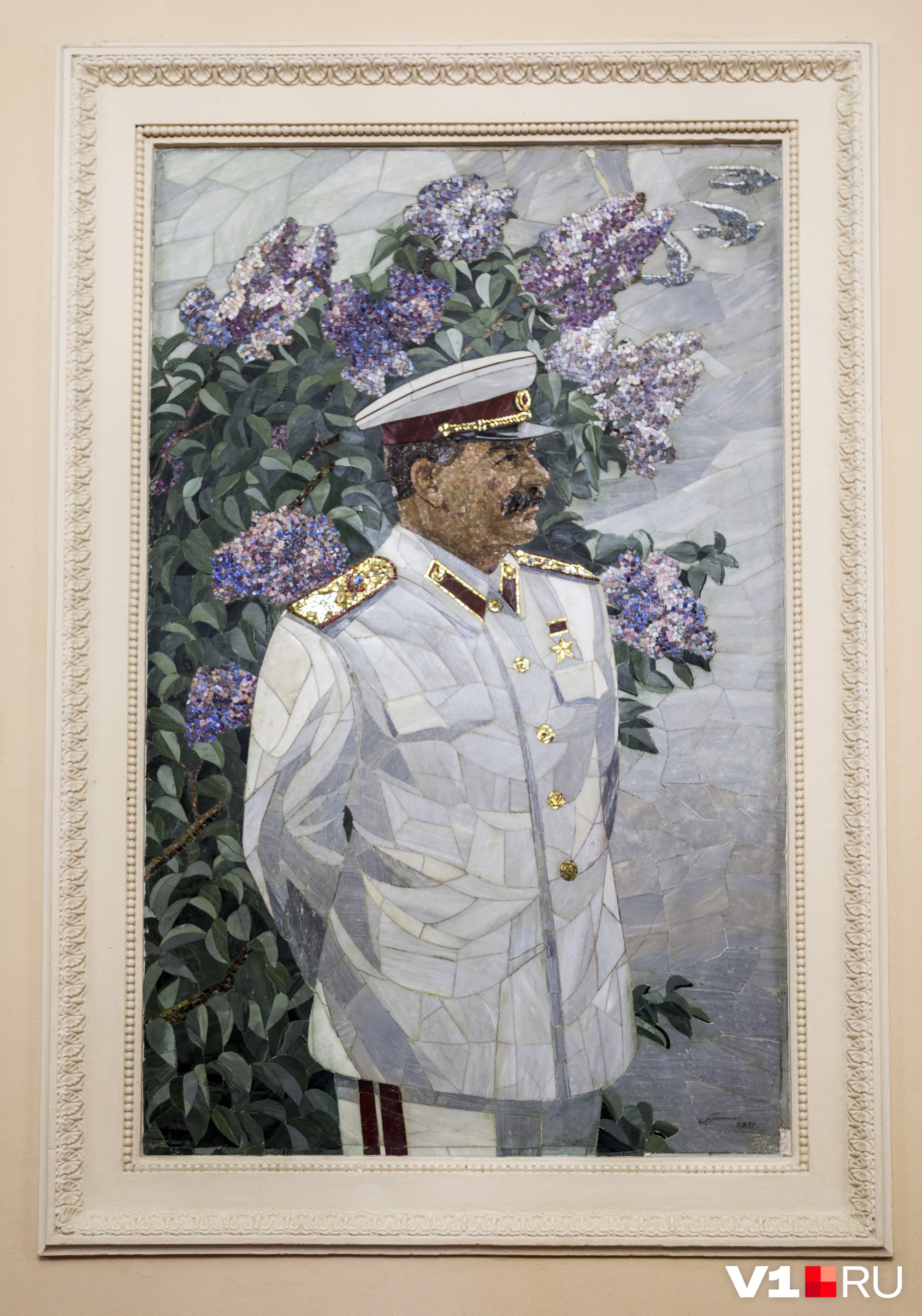 Мозаичный портрет Иосифа Сталина сохранили в волгоградском планетарии