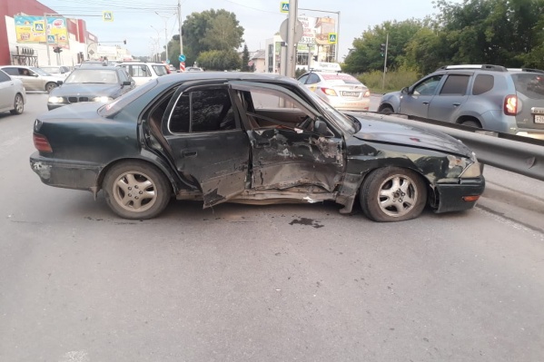 В ДТП травмы получил водитель Toyota Camry В ДТП травмы получил водитель Toyota Camry 