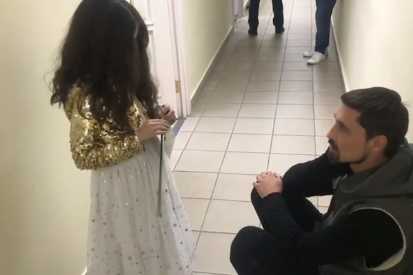 Билан встретился с Кристиной во время концерта в Красноярске Билан встретился с Кристиной во время концерта в Красноярске