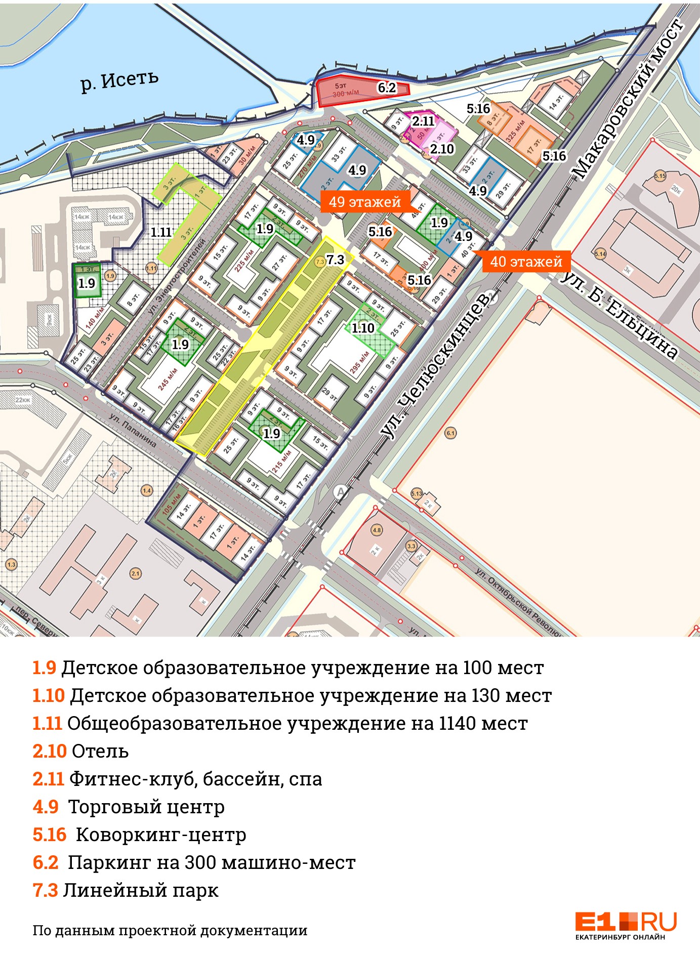 Квартал Брусники у Макаровского моста | 49э | 40э | 2х33э| подготовка |  SkyscraperCity Forum