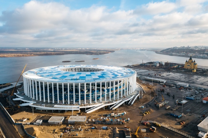 Готовность стадиона к ЧМ-2018 превышает 80% Готовность стадиона к ЧМ-2018 превышает 80%